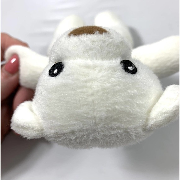 2006 Lil Luvables White Bear Spin Master Toy Teddy Fluffy Factory Hide Pocket - Picture 12 of 12